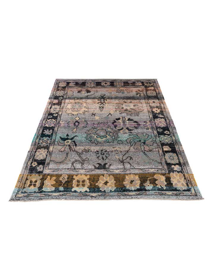 8' x 10' 2 Hand Knotted Oushak Wool Rug