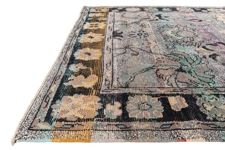 8' x 10' 2 Hand Knotted Oushak Wool Rug