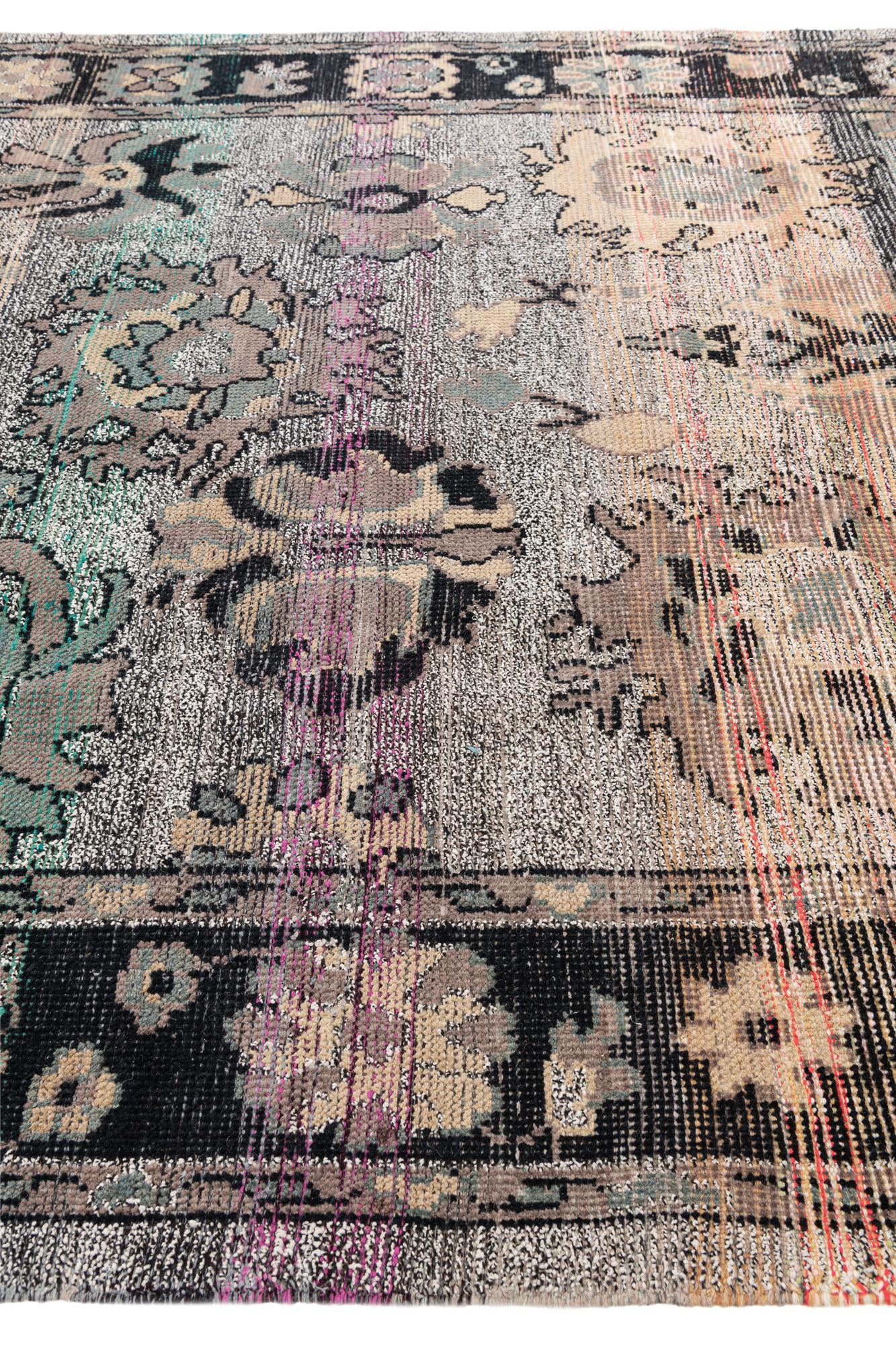 8' x 10' 2 Hand Knotted Oushak Wool Rug