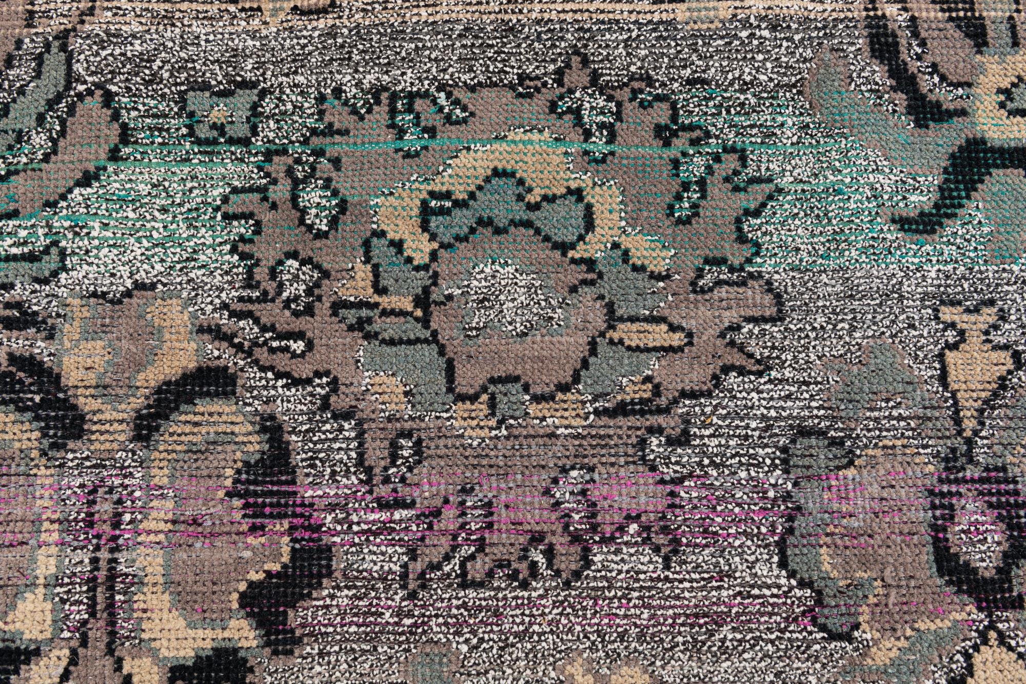 8' x 10' 2 Hand Knotted Oushak Wool Rug