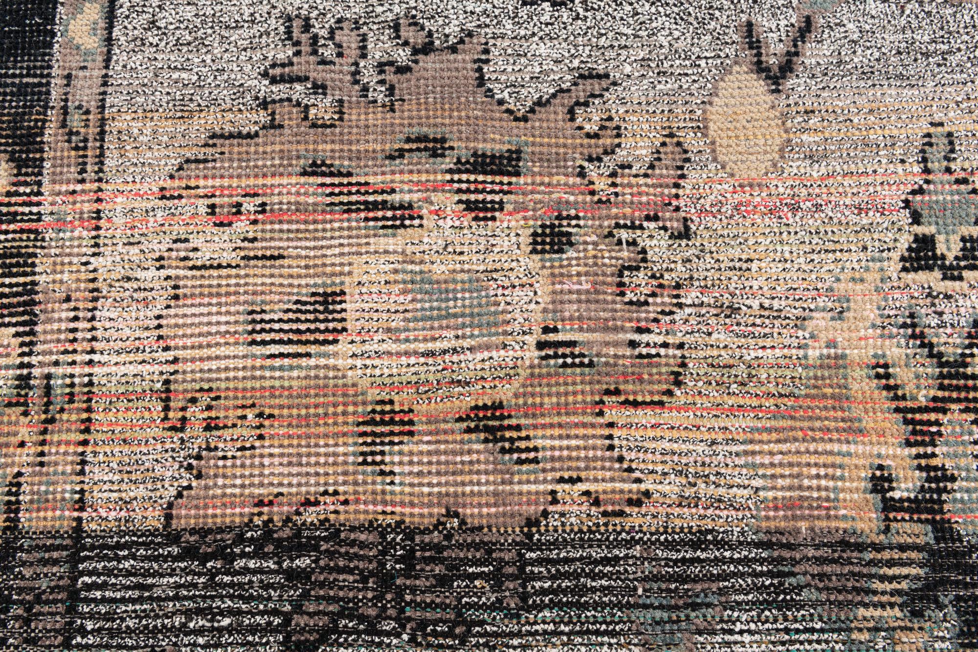 8' x 10' 2 Hand Knotted Oushak Wool Rug