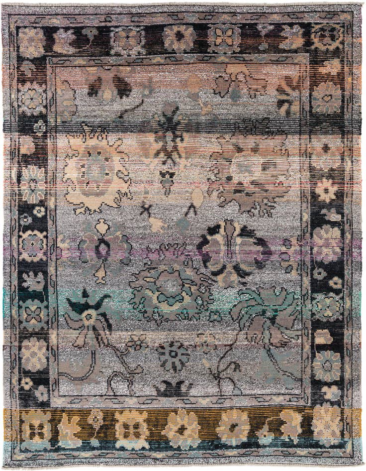 Detail image of 8' x 10' 2 Hand Knotted Oushak Wool Rug