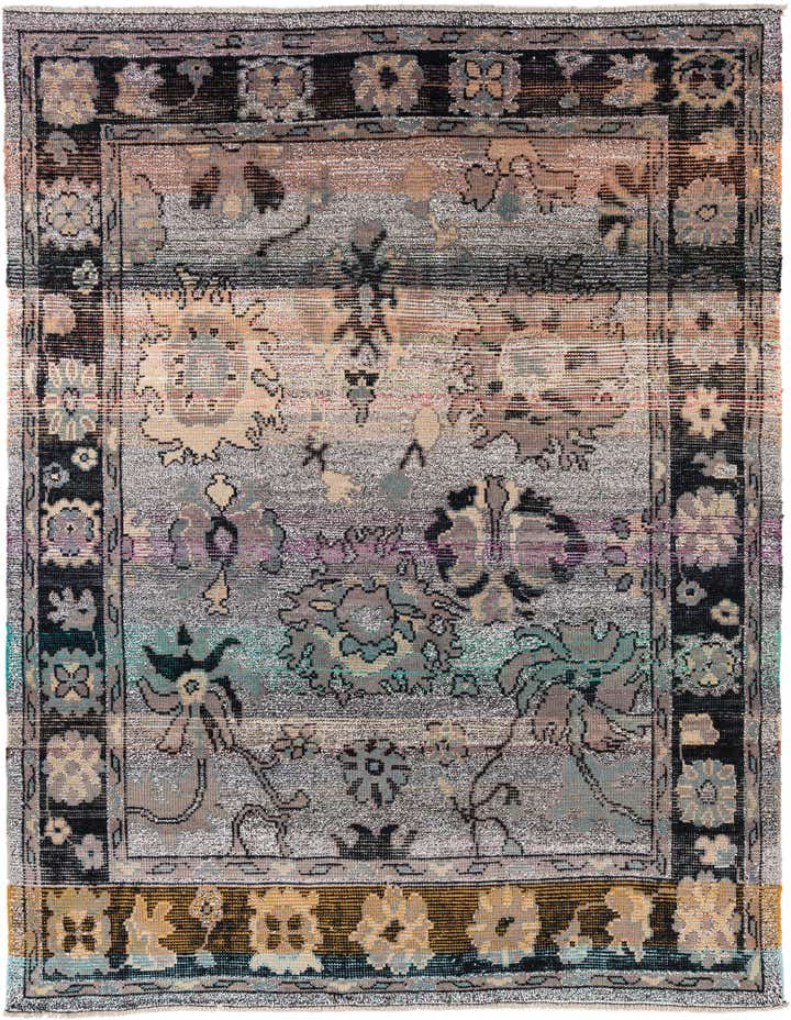 8' x 10' 2 Hand Knotted Oushak Wool Rug