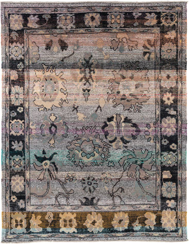 Detail image of 8' x 10' 2 Hand Knotted Oushak Wool Rug