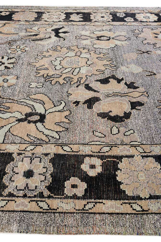 9' 10 x 14' Hand Knotted Oushak Wool Rug