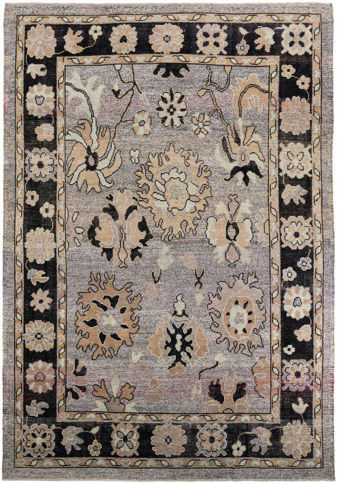 Detail image of 9' 10 x 14' Hand Knotted Oushak Wool Rug
