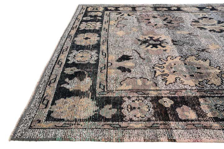 8' 3 x 10' 3 Hand Knotted Oushak Wool Rug