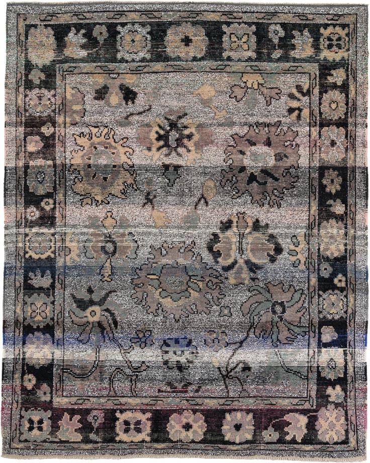 Detail image of 8' 3 x 10' 3 Hand Knotted Oushak Wool Rug