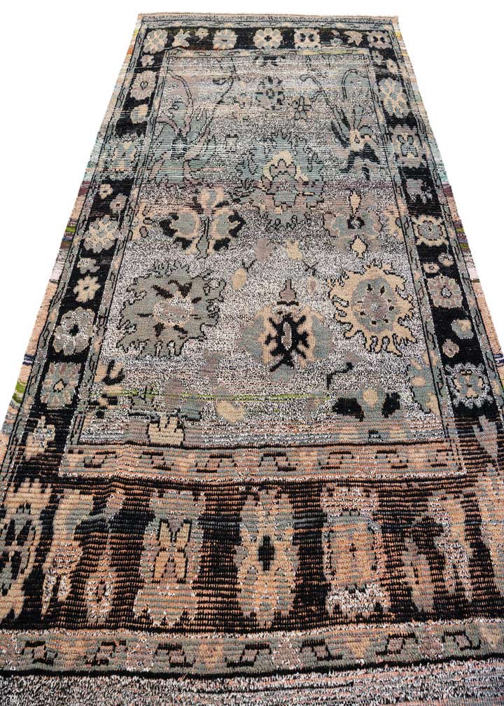 8' 1 x 9' 8 Hand Knotted Oushak Wool Rug
