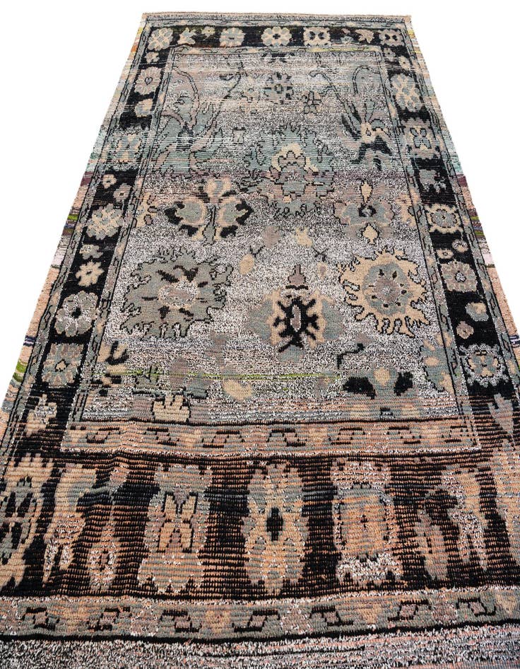 Detail image of 8' 1 x 9' 8 Hand Knotted Oushak Wool Rug