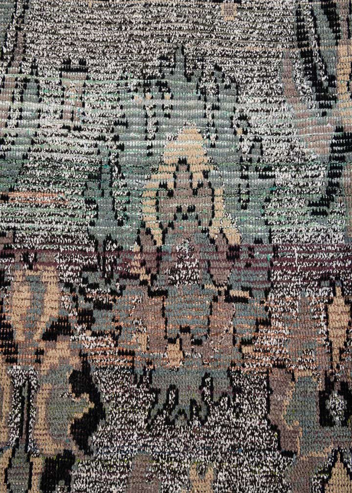 8' 1 x 9' 8 Hand Knotted Oushak Wool Rug