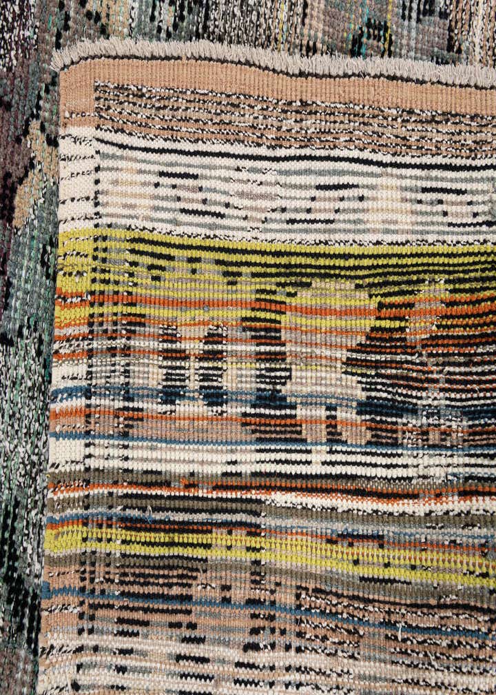 8' 1 x 9' 8 Hand Knotted Oushak Wool Rug