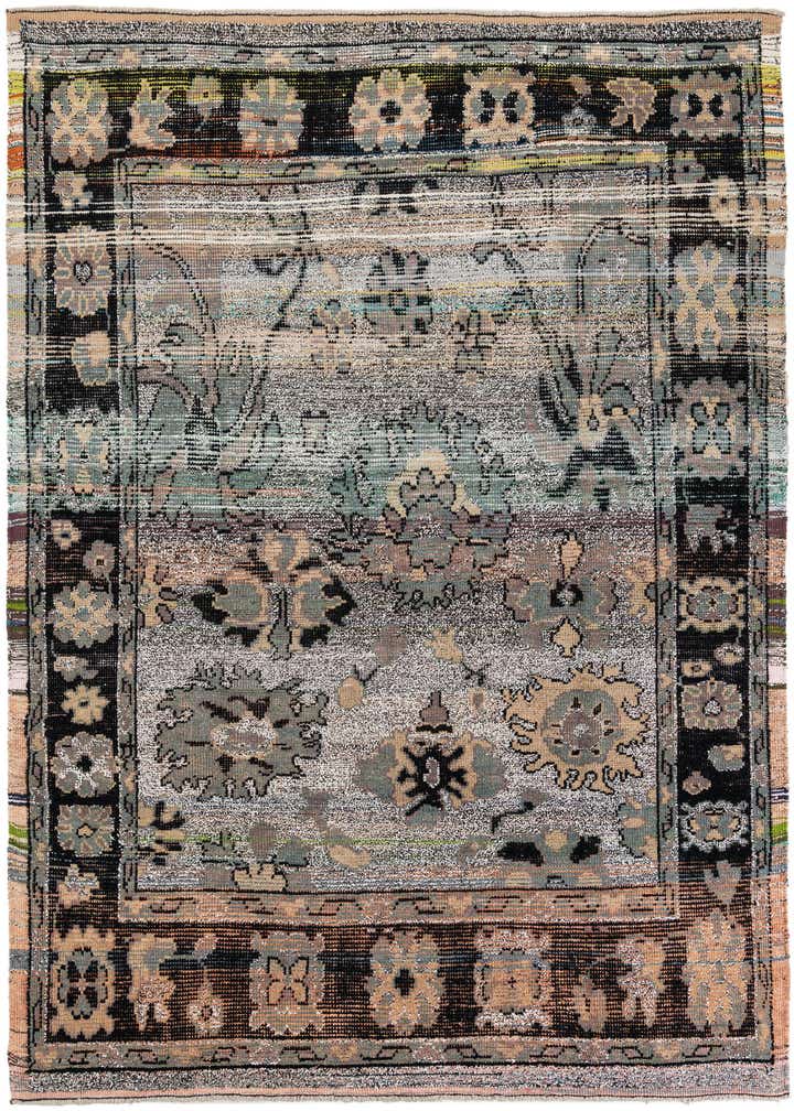 8' 1 x 9' 8 Hand Knotted Oushak Wool Rug