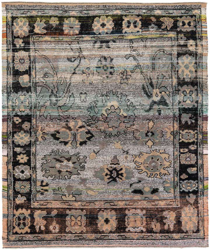 8' 1 x 9' 8 Hand Knotted Oushak Wool Rug