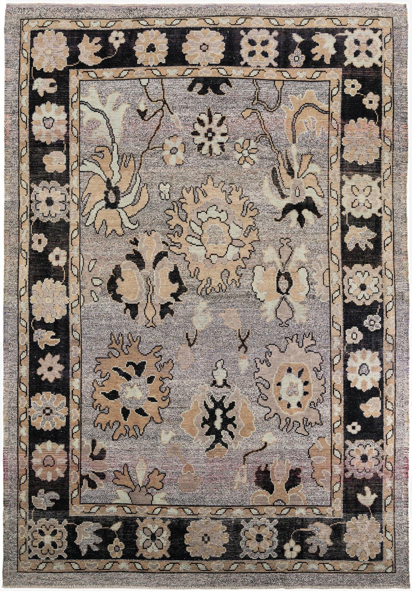 9' 10 x 14'  Hand Knotted Oushak Wool Rug