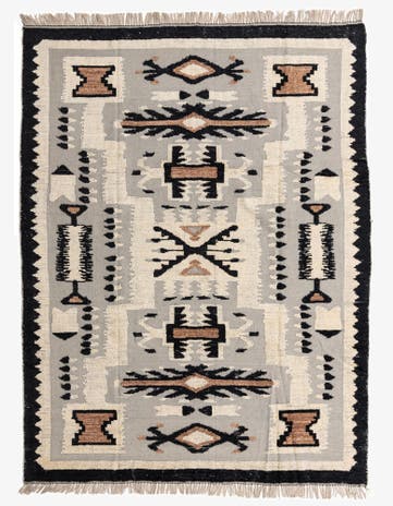 8' 2 x 10' 7 Hand Knotted Oushak Wool Rug