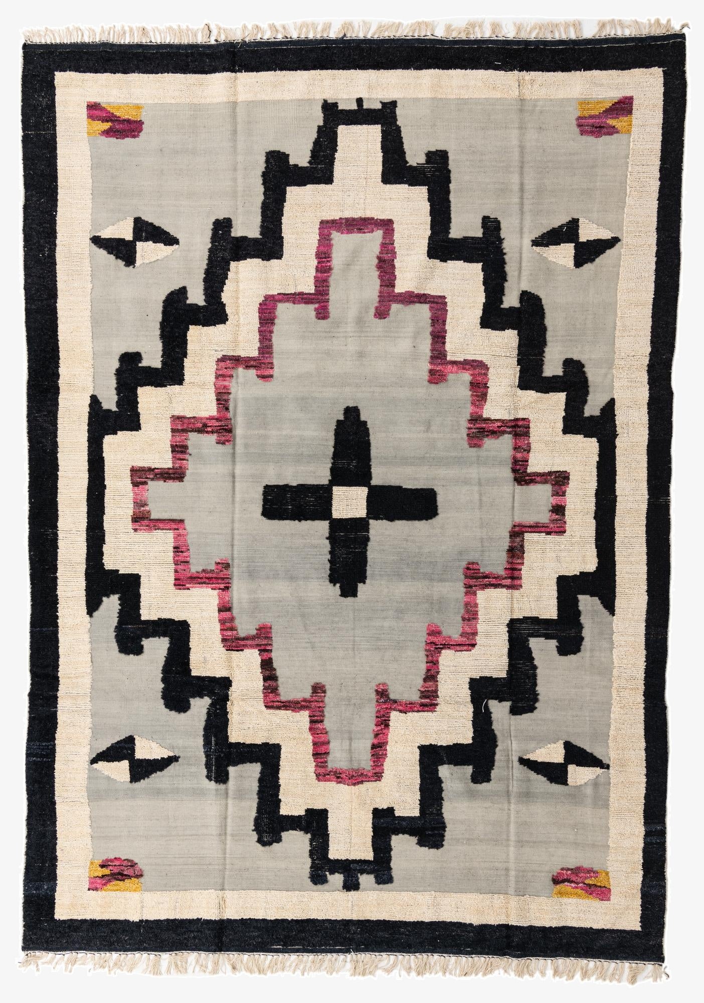 8' 6 x 12' 3  Hand Knotted Oushak Wool Rug