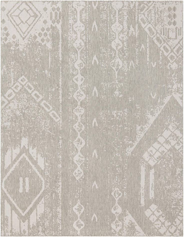 Detail image of 10' x 13' Easy-Clean Bohemian Indoor / Outdoor Rug