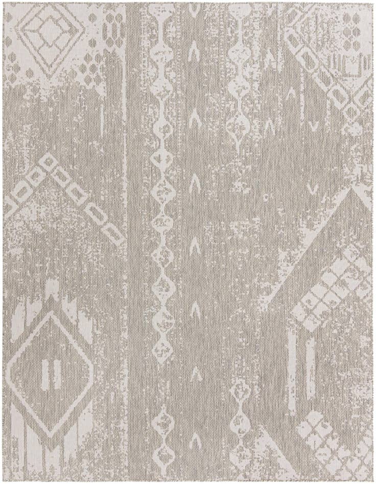 Detail image of 9' x 12' Easy-Clean Bohemian Indoor / Outdoor Rug