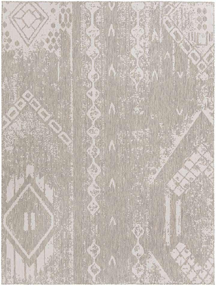 9' x 12' Easy-Clean Bohemian Indoor / Outdoor Rug