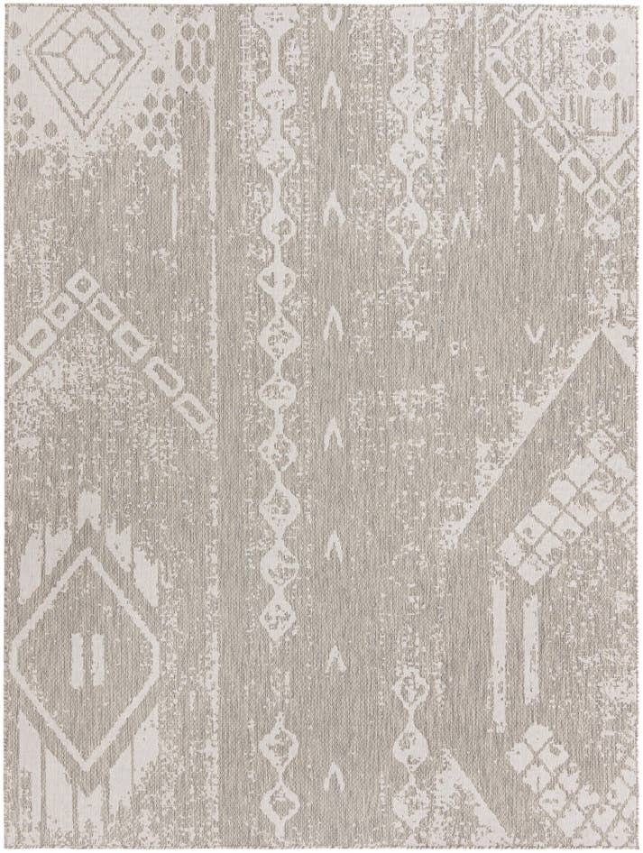 Detail image of 9' x 12' Easy-Clean Bohemian Indoor / Outdoor Rug