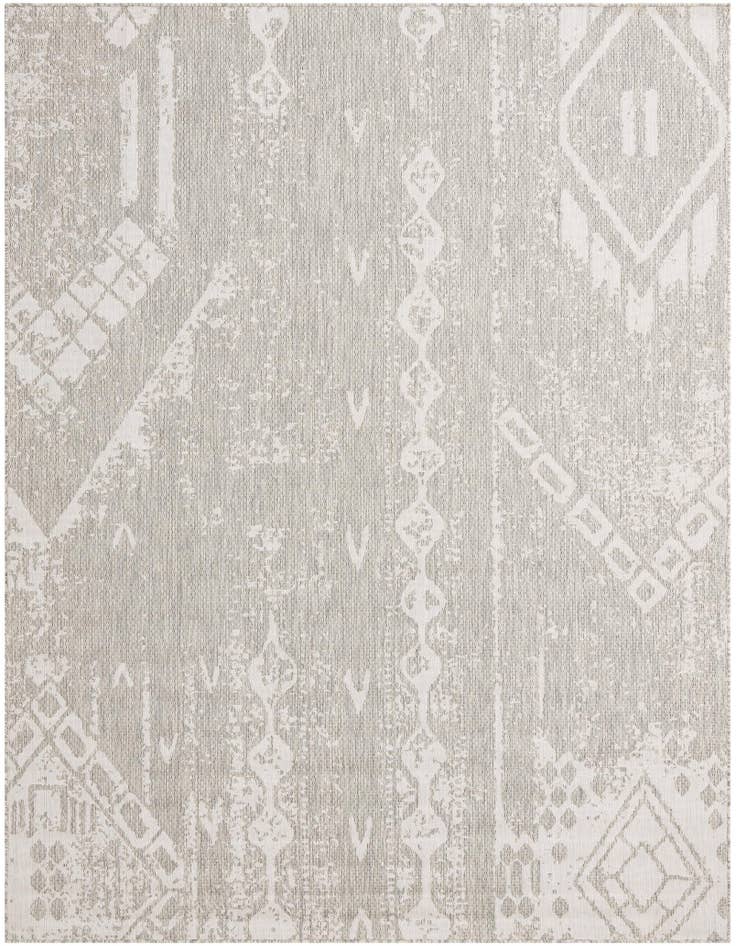 Detail image of 7' 10 x 10' Easy-Clean Bohemian Indoor / Outdoor Rug