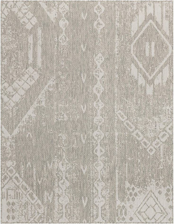 Detail image of 5' 3 x 8' Easy-Clean Bohemian Indoor / Outdoor Rug