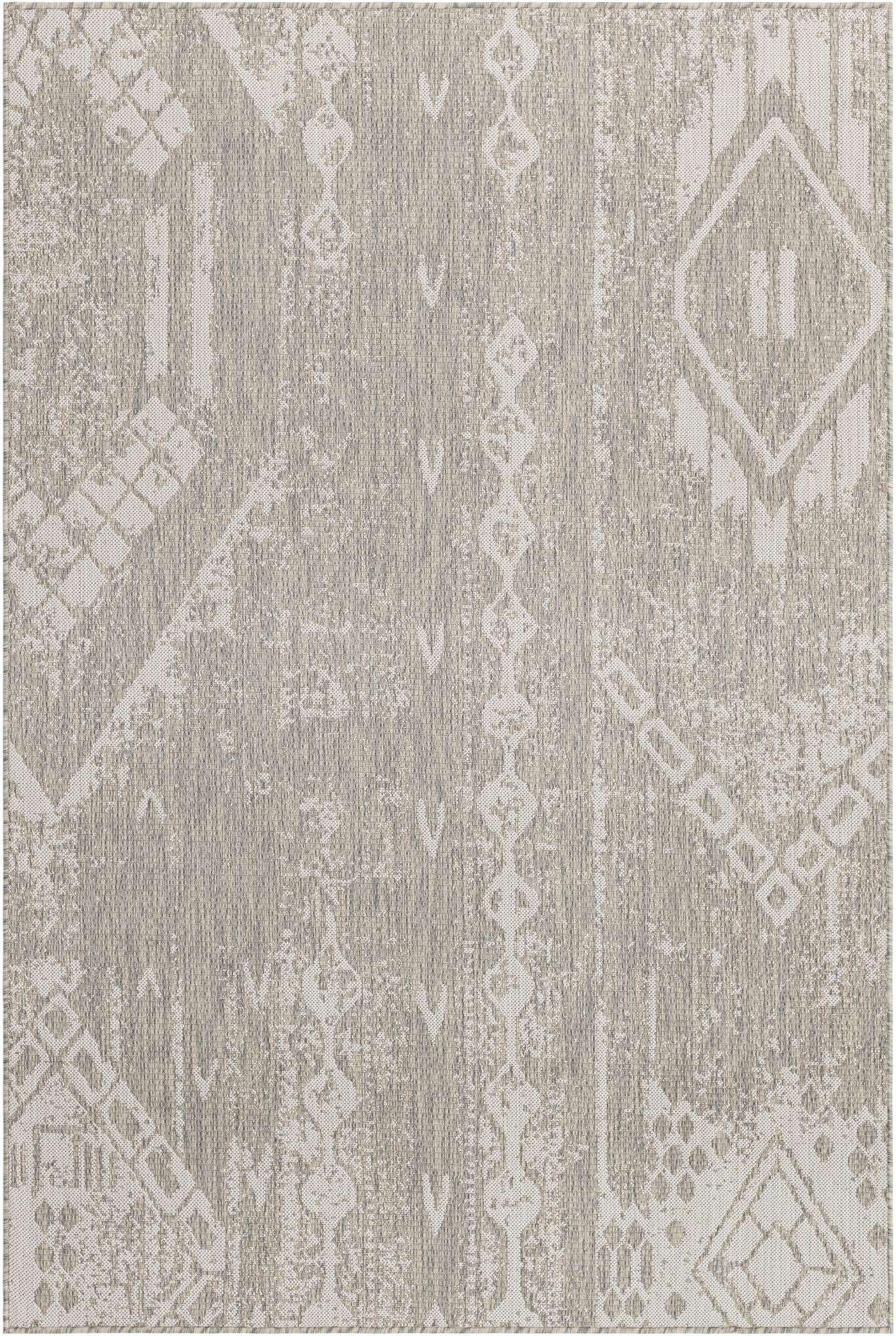 5' 3 x 8' Easy-Clean Bohemian Indoor / Outdoor Rug