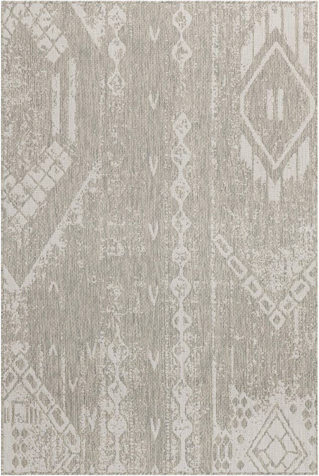 Detail image of 5' 3 x 8' Easy-Clean Bohemian Indoor / Outdoor Rug