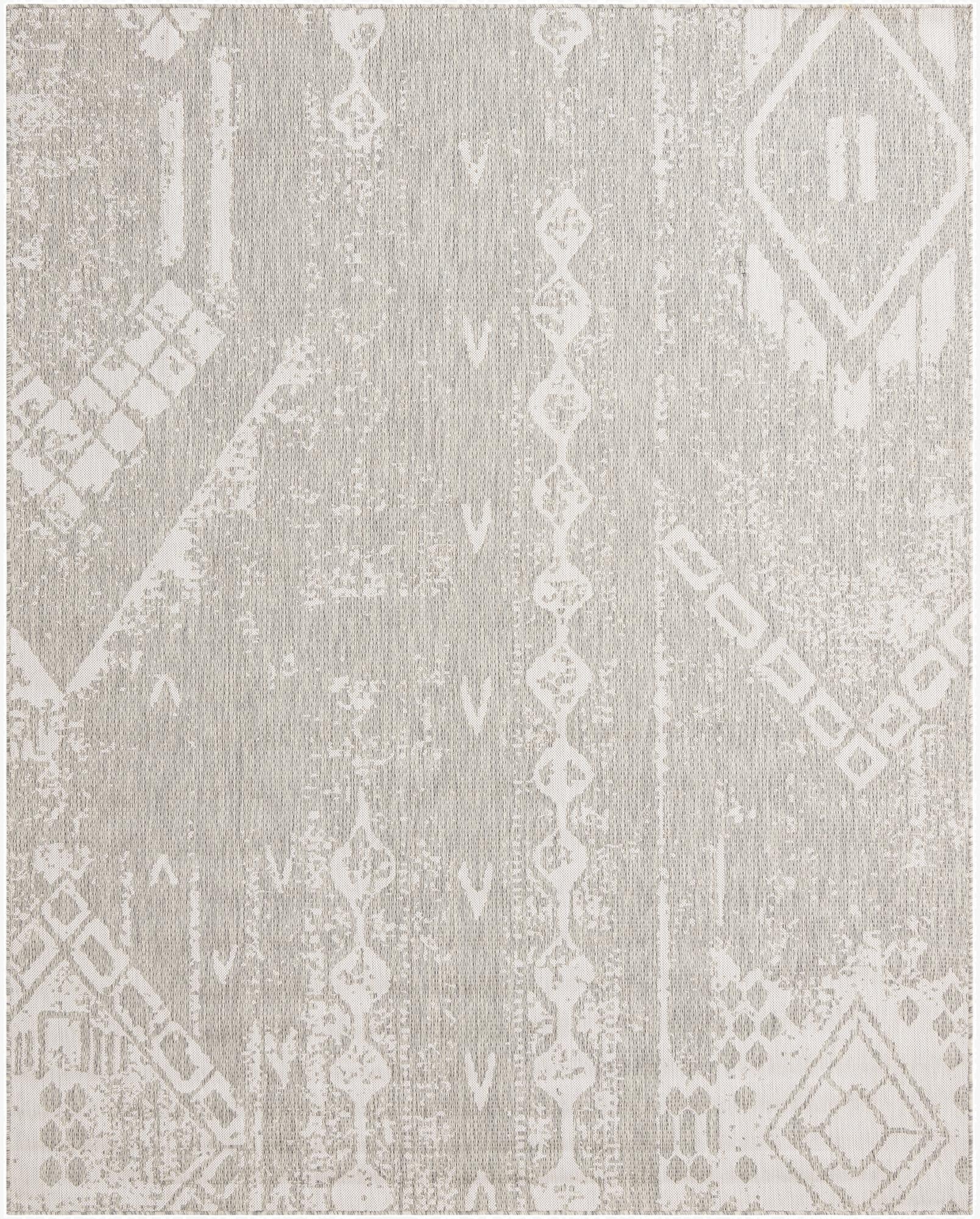7' 10 x 10'  Washable Bohemian Indoor / Outdoor Rug