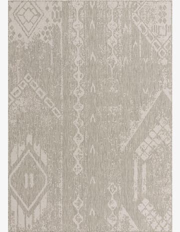 7' x 10' Easy-Clean Bohemian Indoor / Outdoor Rug