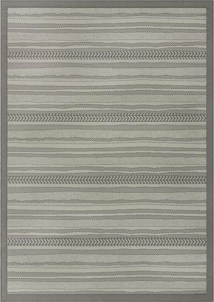 7' x 10' Easy-Clean Border Indoor / Outdoor Rug