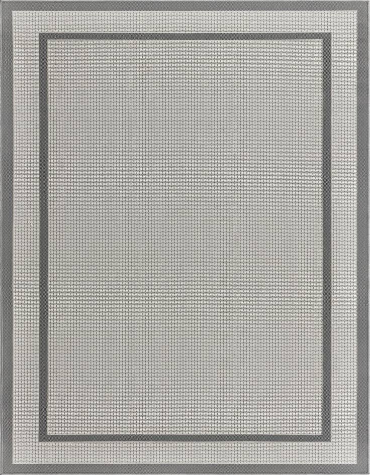Detail image of 5' 3 x 8' Easy-Clean Border Indoor / Outdoor Rug