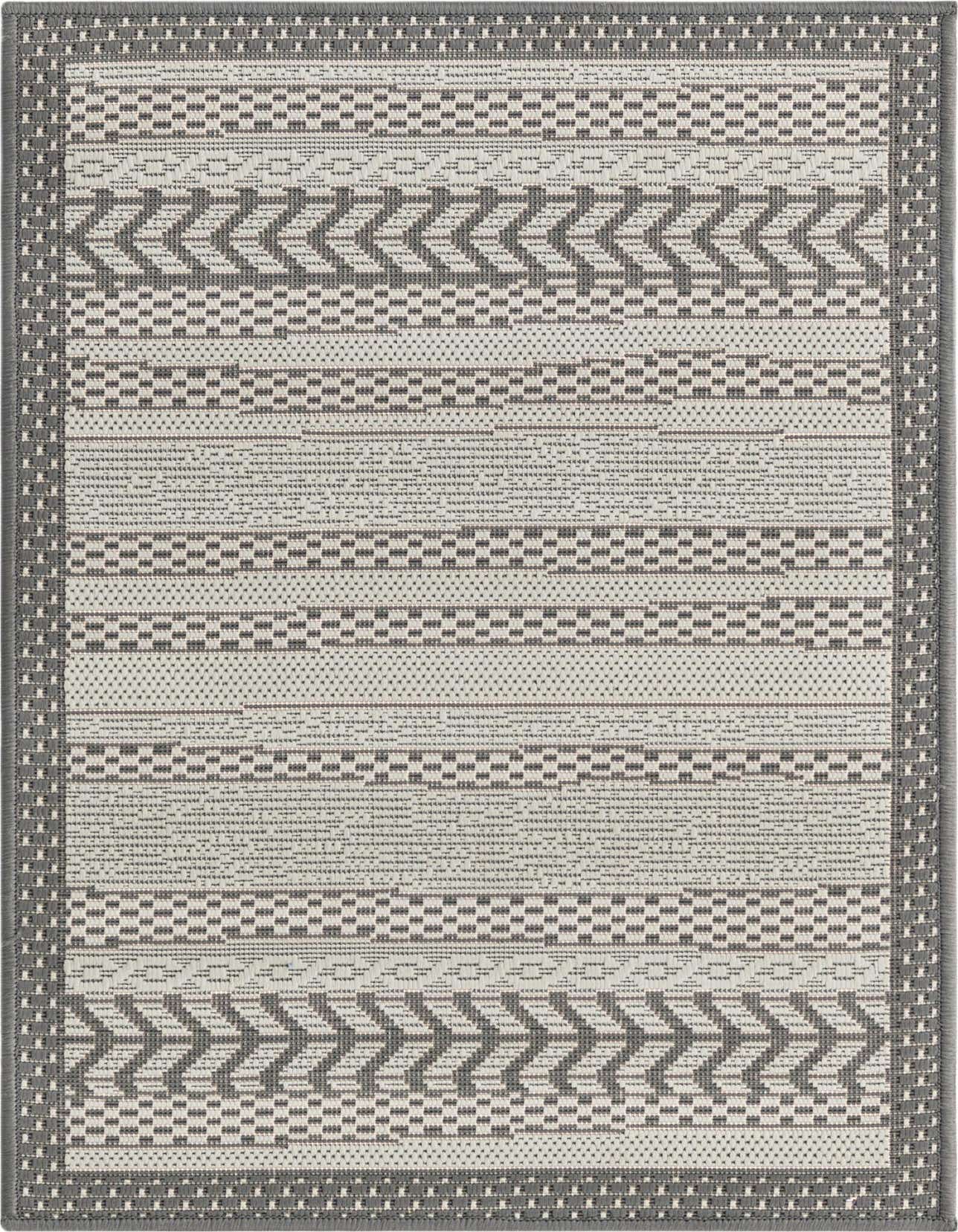 2' 2 x 3' Easy-Clean Border Indoor / Outdoor Rug