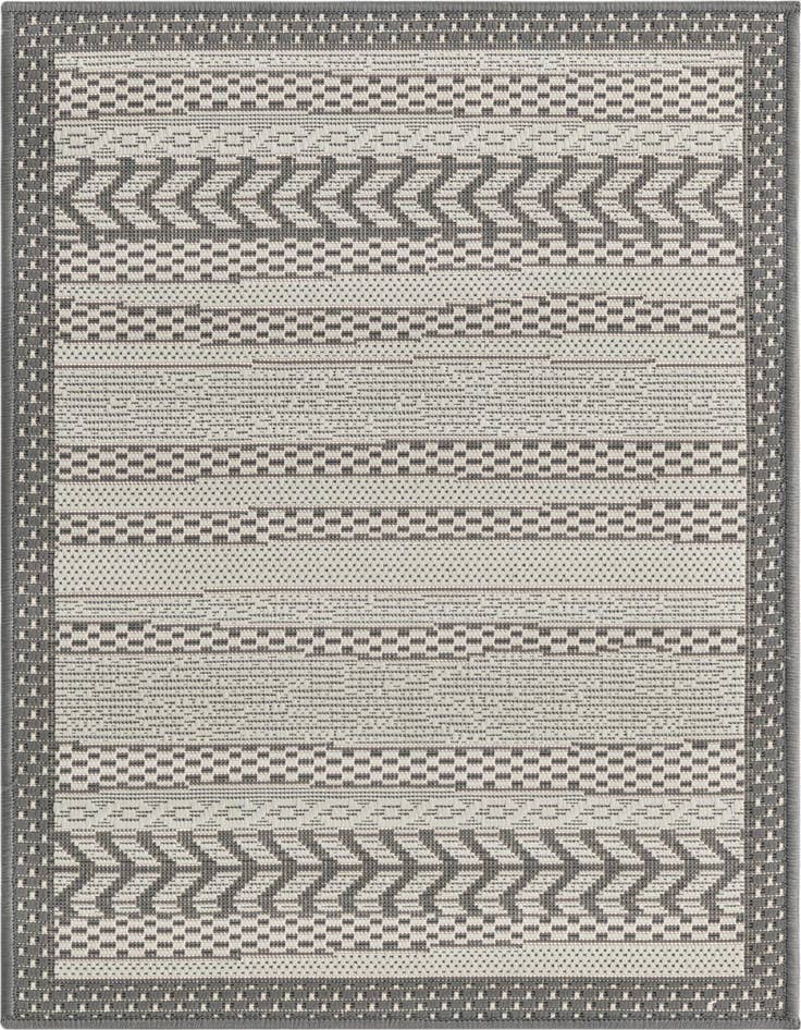 Detail image of 2' 2 x 3' Easy-Clean Border Indoor / Outdoor Rug