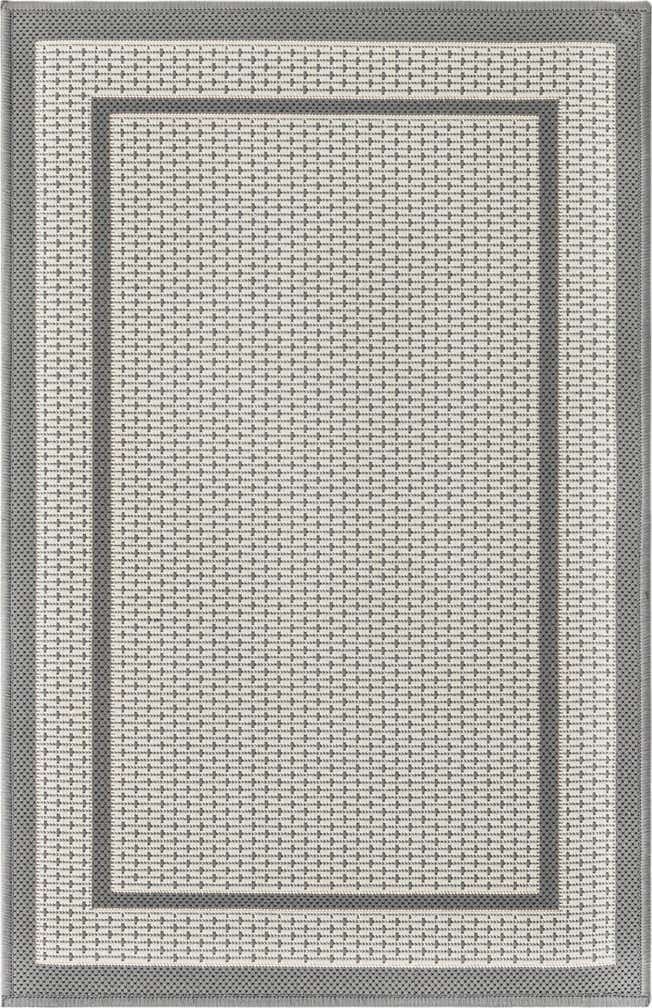 2' 2 x 3' Easy-Clean Border Indoor / Outdoor Rug