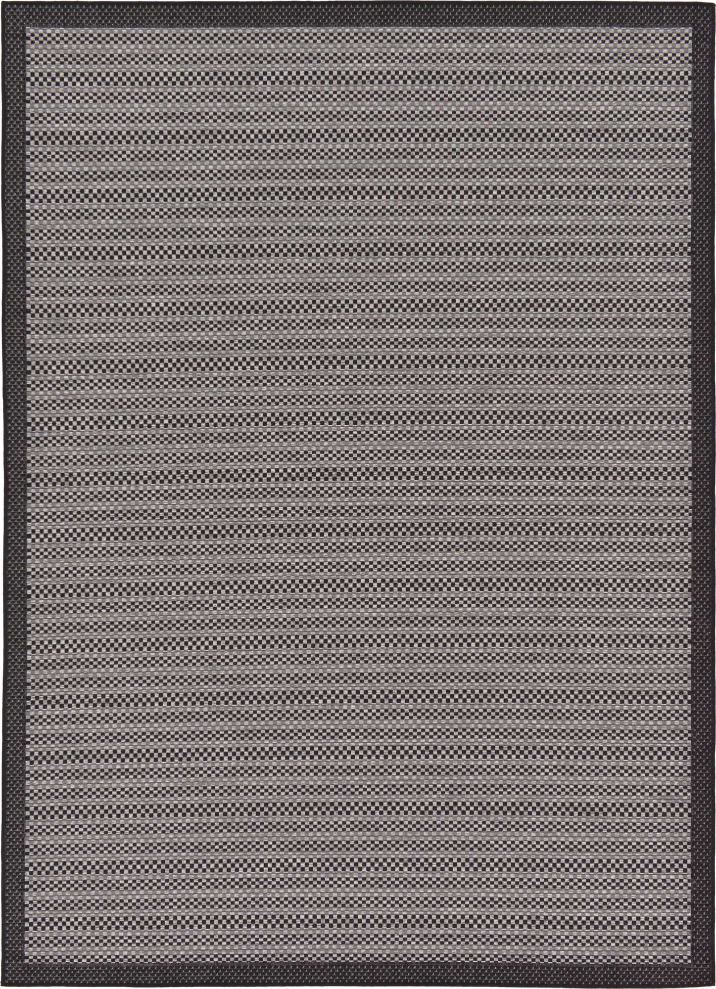 7' x 10' Easy-Clean Border Indoor / Outdoor Rug