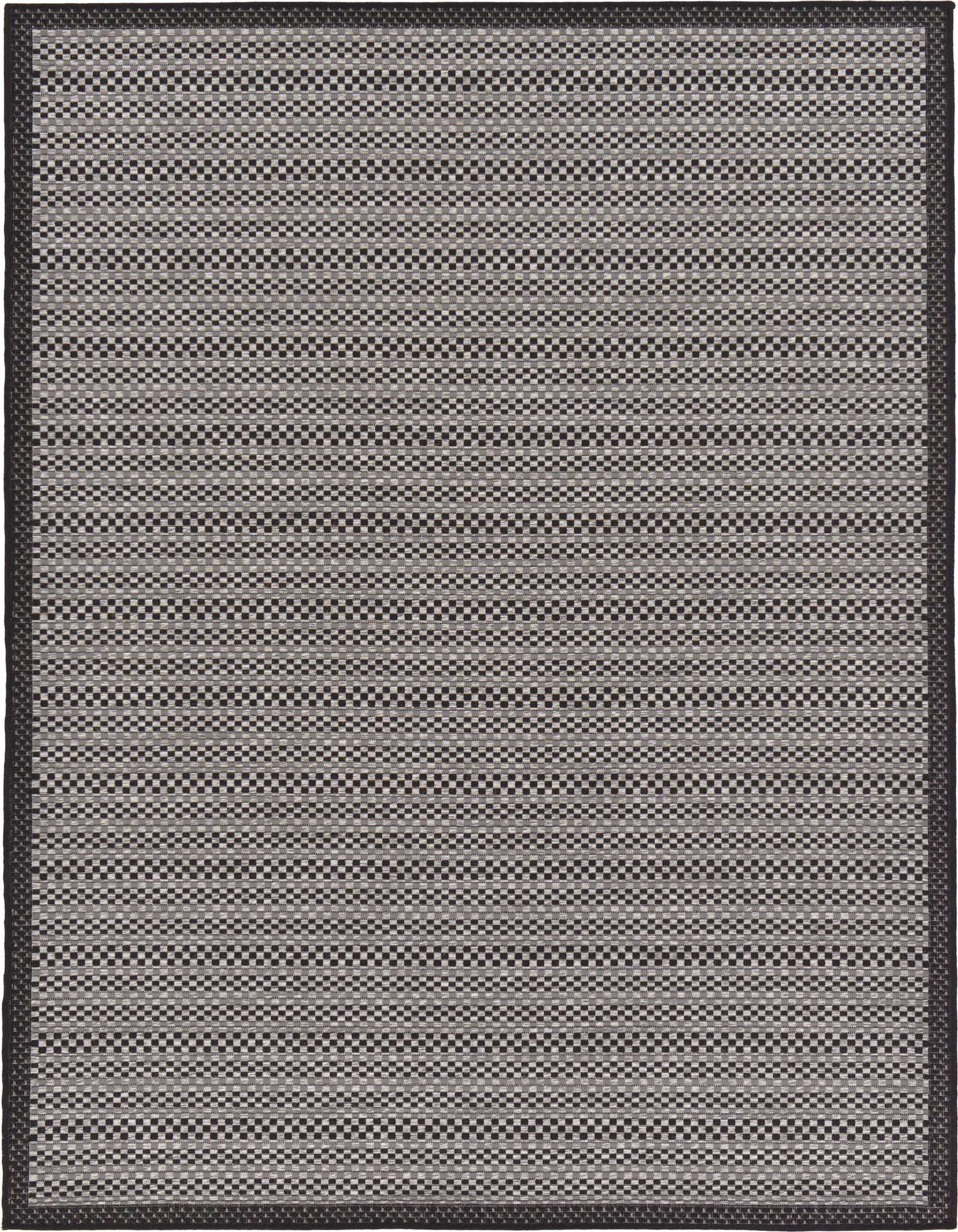 5' 3 x 8' Easy-Clean Border Indoor / Outdoor Rug