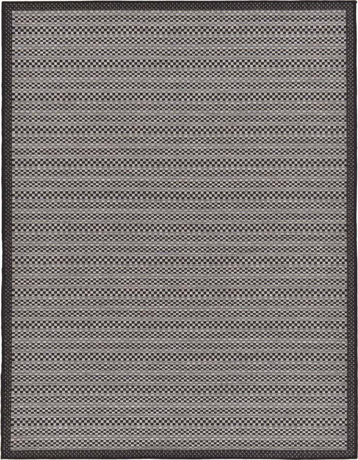 Detail image of 5' 3 x 8' Easy-Clean Border Indoor / Outdoor Rug