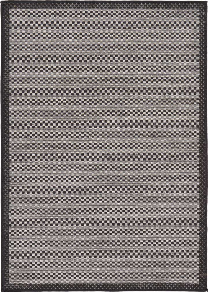 3' 3 x 5' Easy-Clean Border Indoor / Outdoor Rug