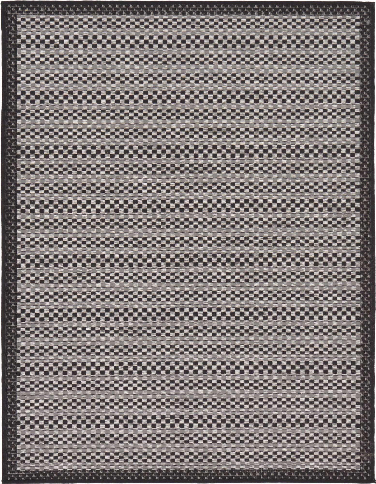 3' 3 x 5' Easy-Clean Border Indoor / Outdoor Rug
