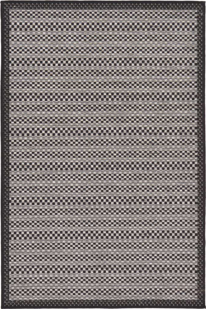 3' 3 x 5' Easy-Clean Border Indoor / Outdoor Rug