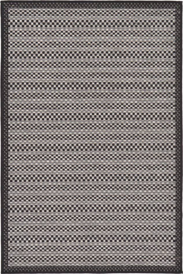 Detail image of 3' 3 x 5' Easy-Clean Border Indoor / Outdoor Rug