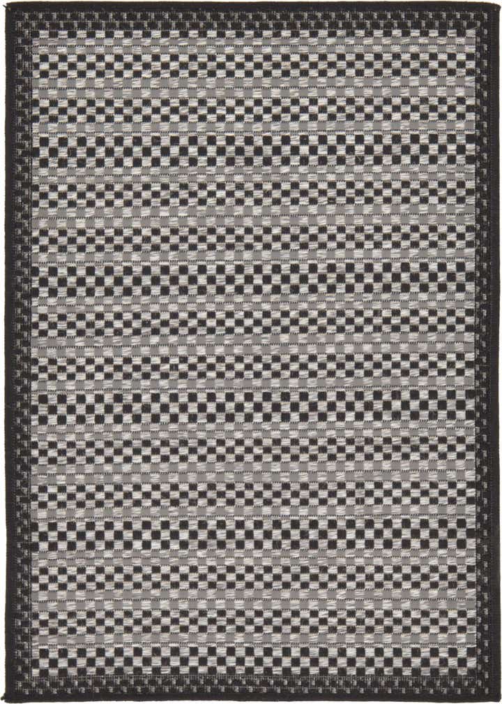 2' 2 x 3' Easy-Clean Border Indoor / Outdoor Rug