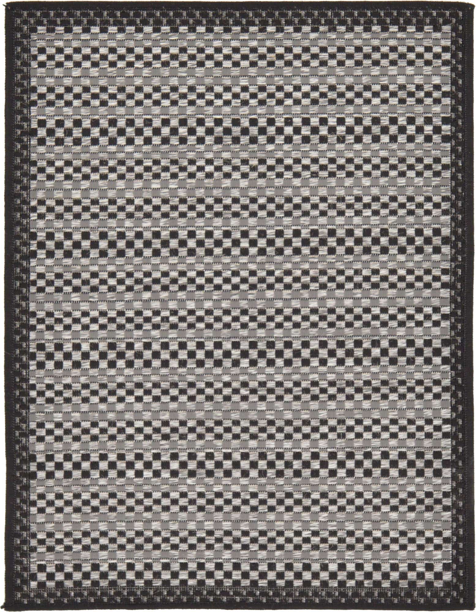 2' 2 x 3' Easy-Clean Border Indoor / Outdoor Rug