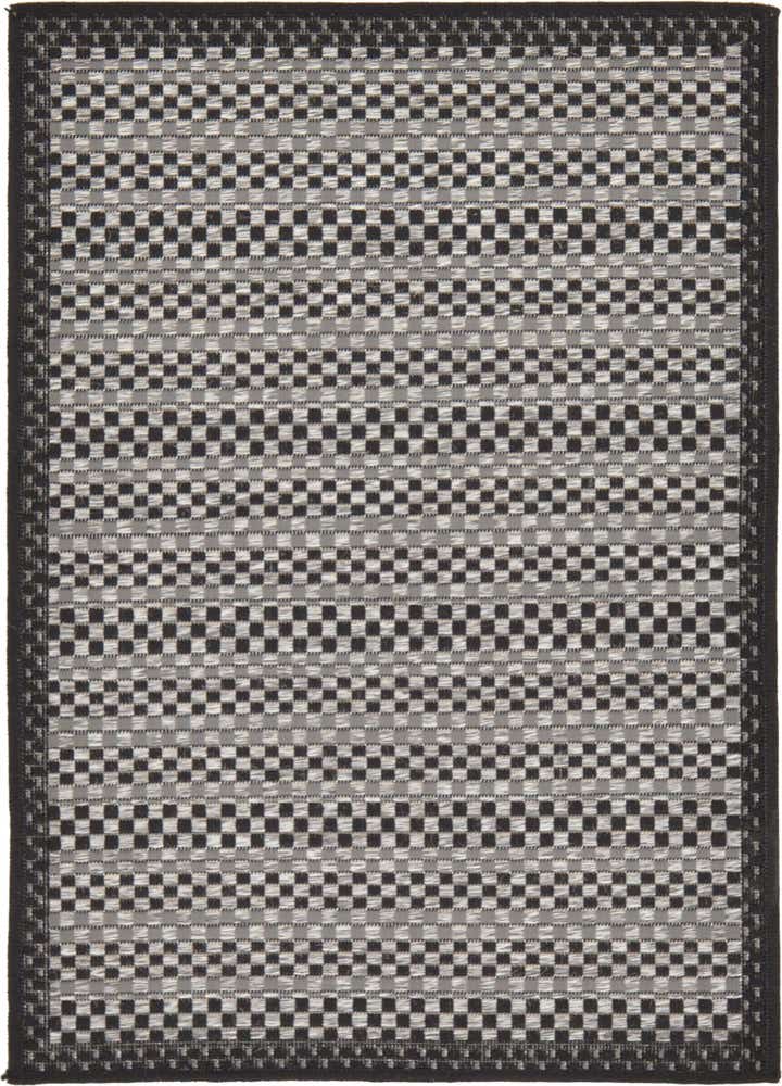 2' 2 x 3' Easy-Clean Border Indoor / Outdoor Rug