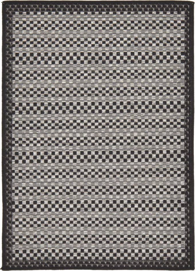 Detail image of 2' 2 x 3' Easy-Clean Border Indoor / Outdoor Rug
