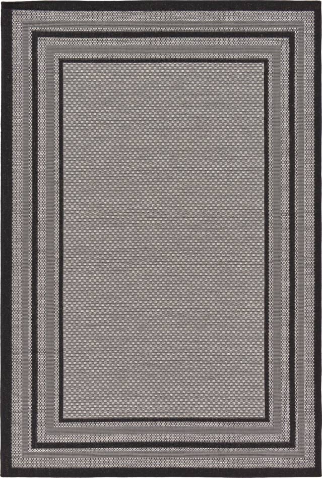 Detail image of 5' 3 x 8' Easy-Clean Border Indoor / Outdoor Rug