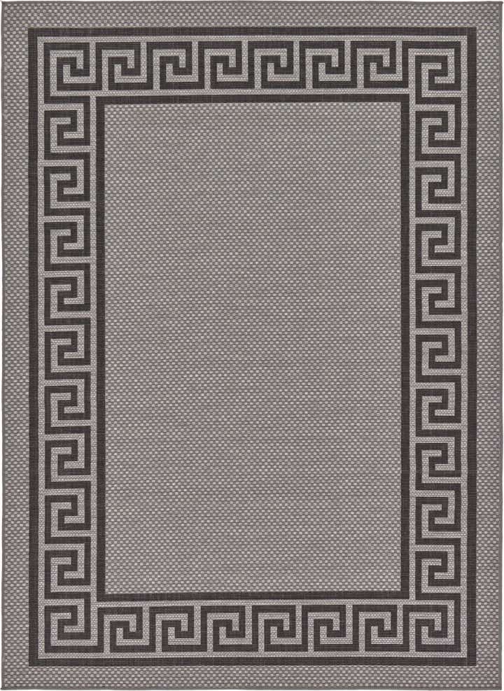 7' x 10' Easy-Clean Border Indoor / Outdoor Rug