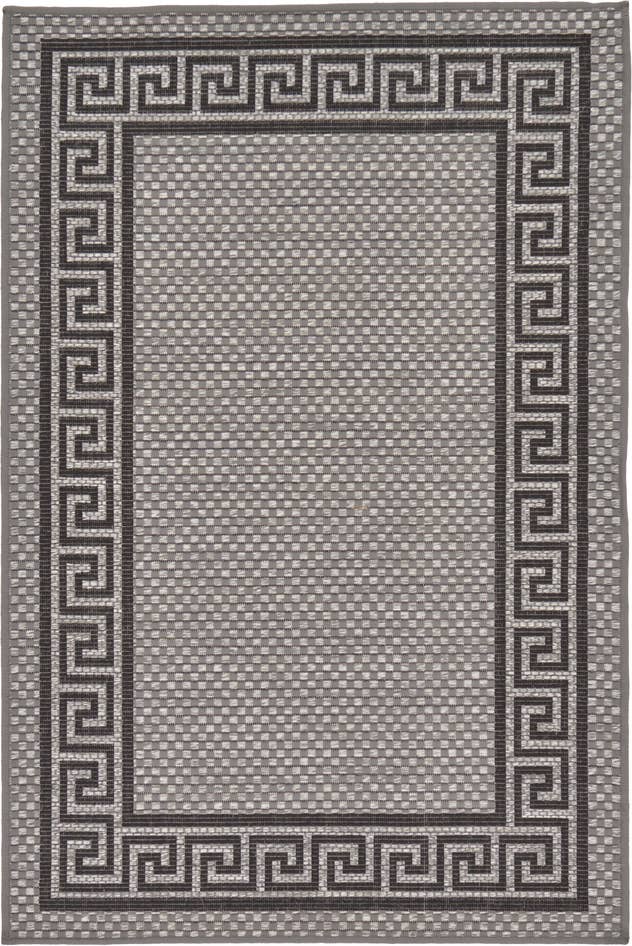 Detail image of 3' 3 x 5' Easy-Clean Border Indoor / Outdoor Rug